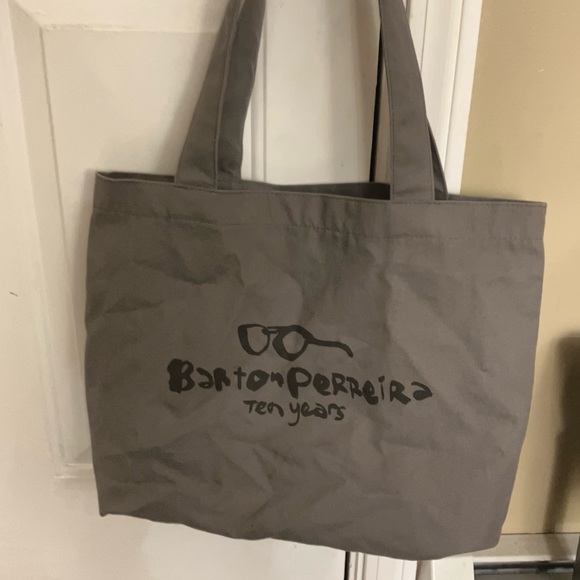 Barton Perreira Handbags - Barton Perreira 10 Years canvas tote bag, great for beach or shopping